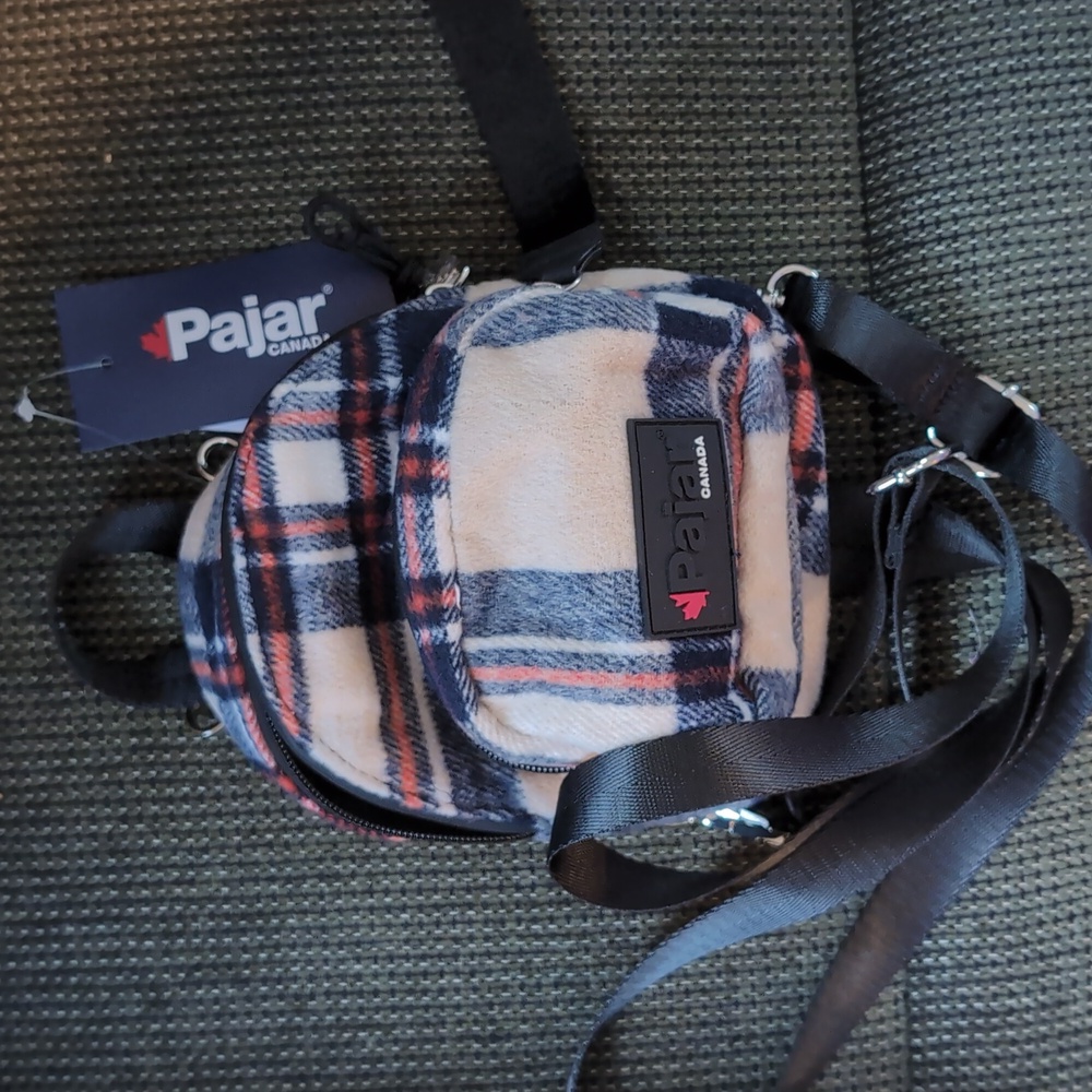 PAJAR Plaid Mini Backpack Crossbody Bag NWT